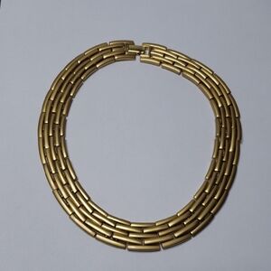 Vintage Monet Panther‎ Buckle Collar Necklace